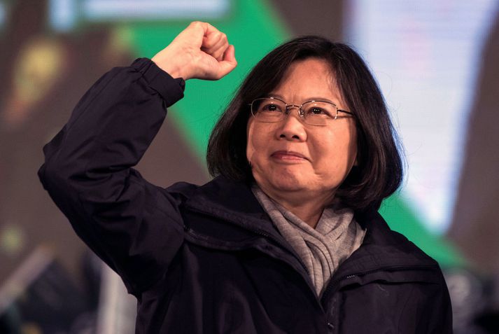 Tsai Ing-wen gæti orðið næsti forseti Taívans.