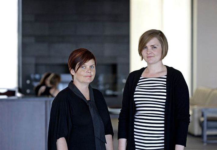 Kamilla Ingibergsdóttir og Anna Hildur Hildibrandsdóttir, skipuleggjendur You Are in Control.
fréttablaðið/valli