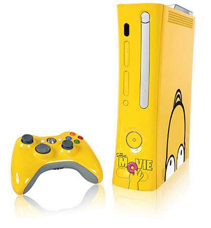 Xbox með Simpsons útliti og þriggja ára ábyrgð.