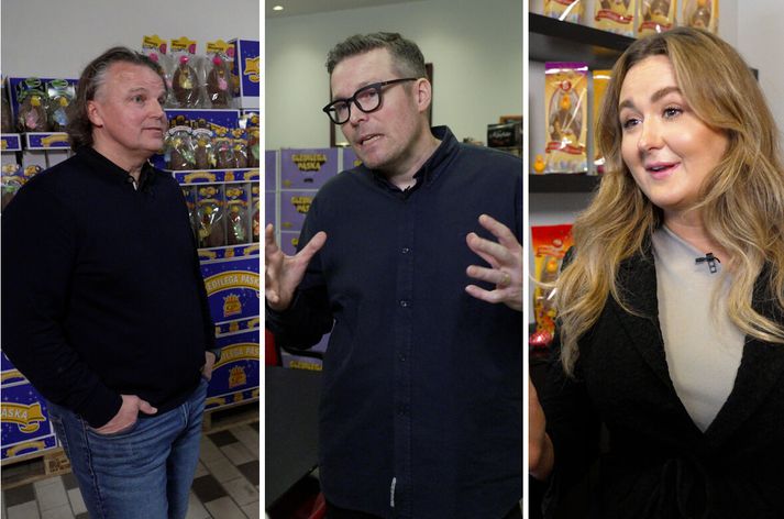 Fólkið á bakvið páskaeggin á Íslandi.