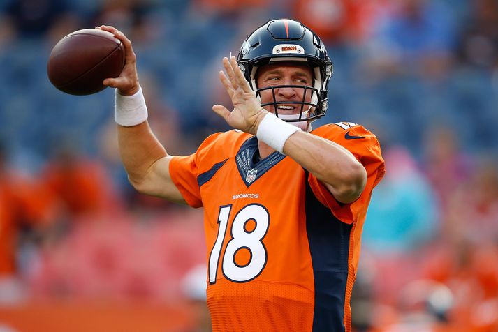 Einn af bestu leikstjórnendum sögunnar, Peyton Manning.