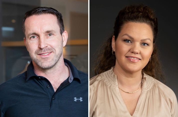 Jón Þór Þorvaldsson, formaður FÍA, og Berglind Kristófersdóttir, formaður FÍ.