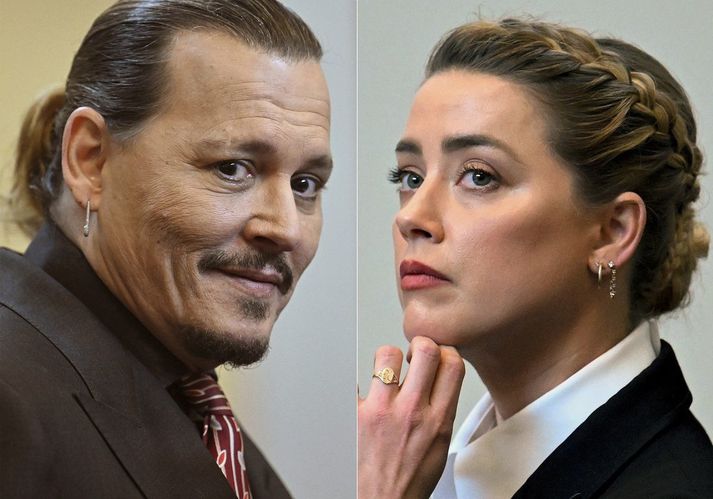 Johnny Depp og Amber heard.