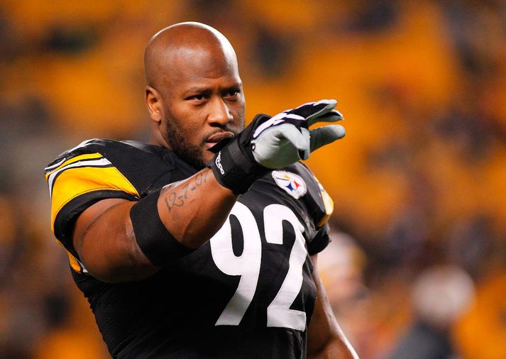 James Harrisson leikmaður Pittsbourgh Steelers.