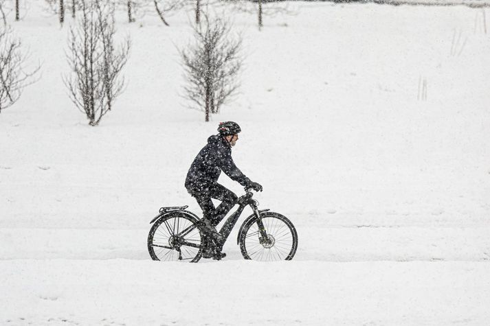 Vúmp hljóð var í snjónun í Landmannakaugum. Mynd tengist frétt ekki beint. 