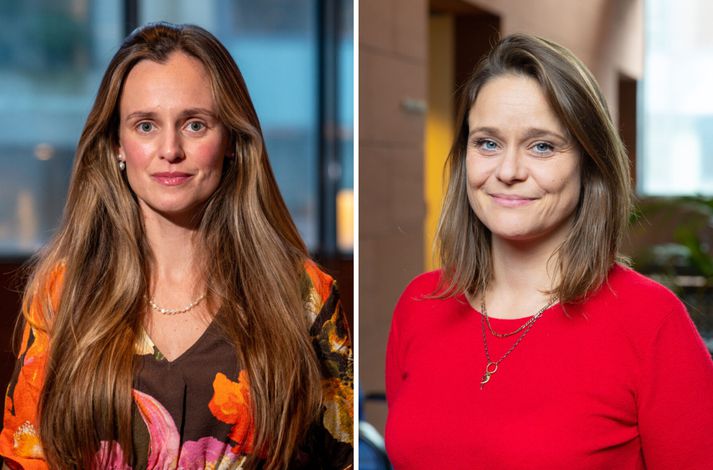 Hildur Björnsdóttir og Líf Magneudóttir.