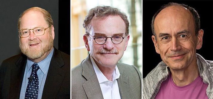 James Rothman, Randy Schekman og Thomas Sudhof, Nóbelsverðlaunahafar.