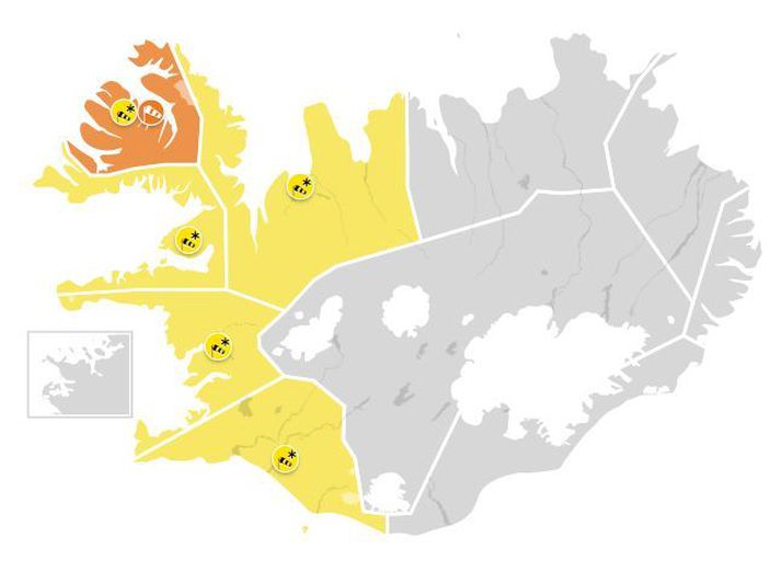 Veðrið á aðfangadag verður ekki spennandi á vestanverðu landinu.