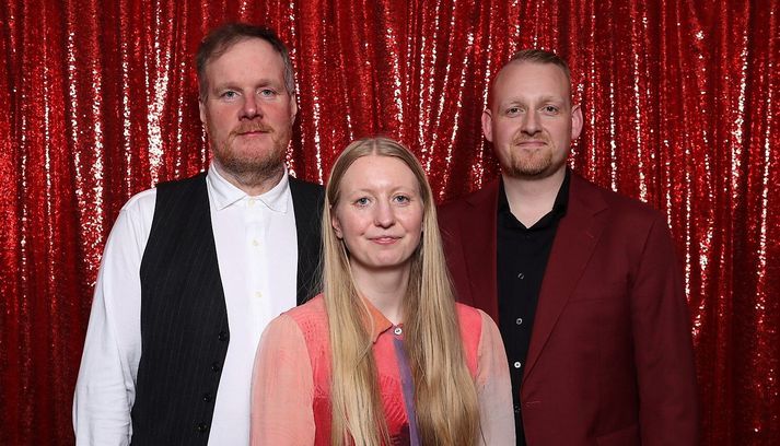 Sveitarstjórnarfulltrúar Byggðalistans. Eyþór Fannar, Jóhanna og Sveinn. 