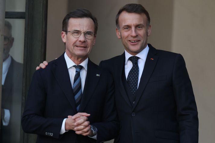 Ulf Kristersson forsætisráðherra Svíþjóðar og Emmanuel Macron forseti Frakklands eru á meðal þeirra sem gefa yfirlýsinguna út.