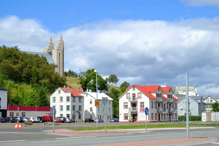 Covid-sýktum fjölgar nú á Akureyri.