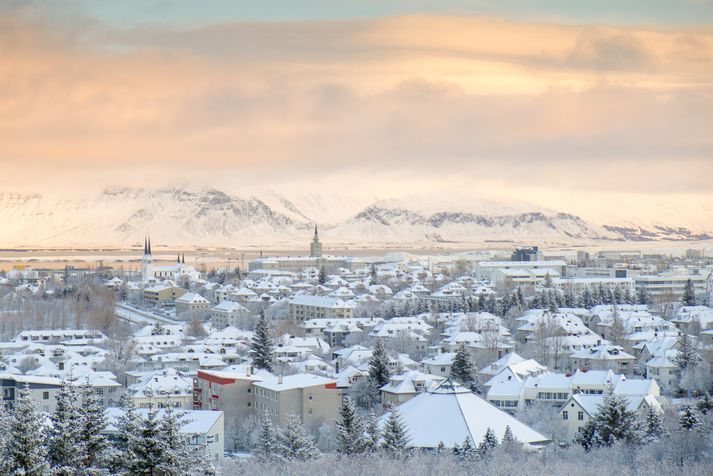 Líkur eru til að élin verði í efnismeiri kantinum á fimmtudaginn.