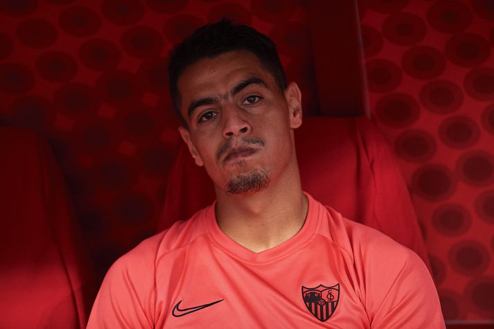 Ben Yedder á varamannabekk Sevilla á undirbúningstímabilinu.