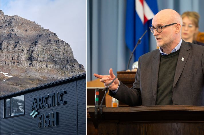 Eyjólfur Ármannsson innviðaráðherra ætlar að beita sér fyrir því að ákvörðun Arctic Fish um flutning fóðurstöðvar verði tekin til baka.