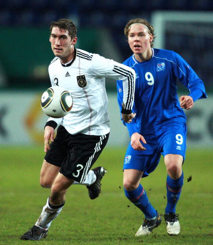Kolbeinn í leik með íslenska U-21 landsliðinu.