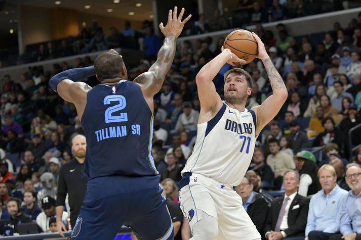 Luka Doncic hefur byrjað tímabilið vel með Dallas liðinu.