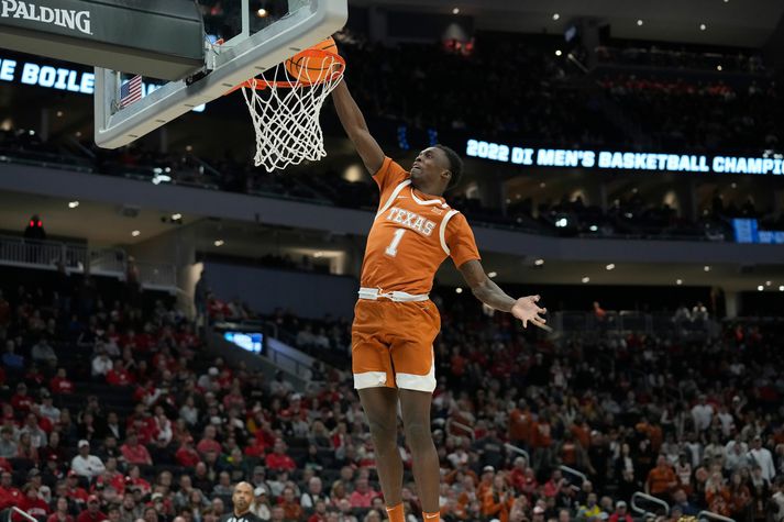 Andrew Jones í leik með Texas Longhorns.