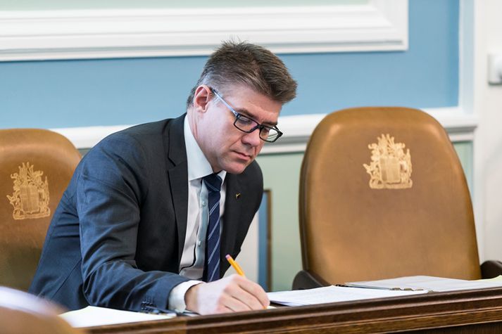 Gunnar Bragi Sveinsson utanríkisráðherra.