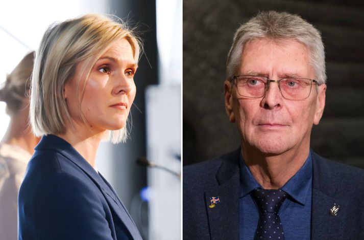 Kristrún Frostadóttir forsætisráðherra segir Guðmund hafa tekið ákvörðunin algjörlega upp á eigin spýtur.