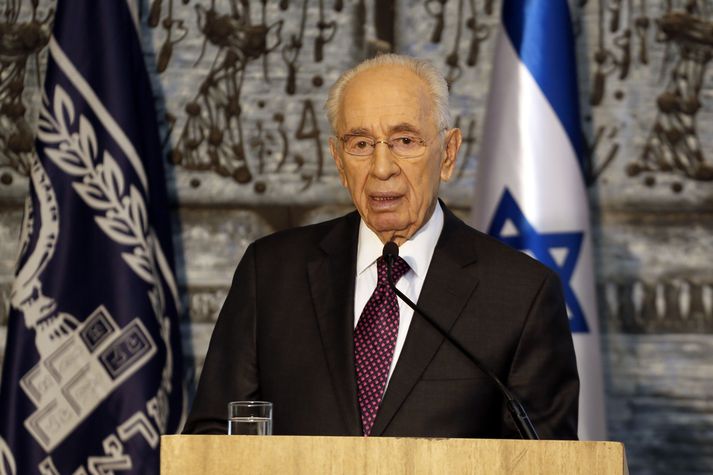 Shimon Peres lætur af embætti forseta Ísraels í dag.
