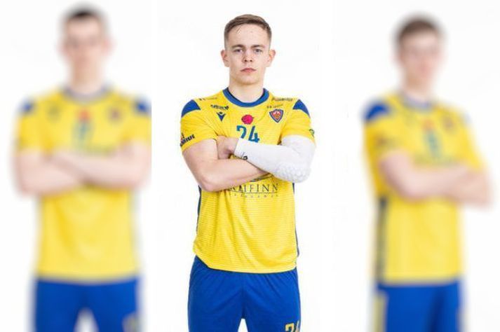 Dagur Árni Heimisson var markahæstur hjá KA með heil þrettán mörk í kvöld.