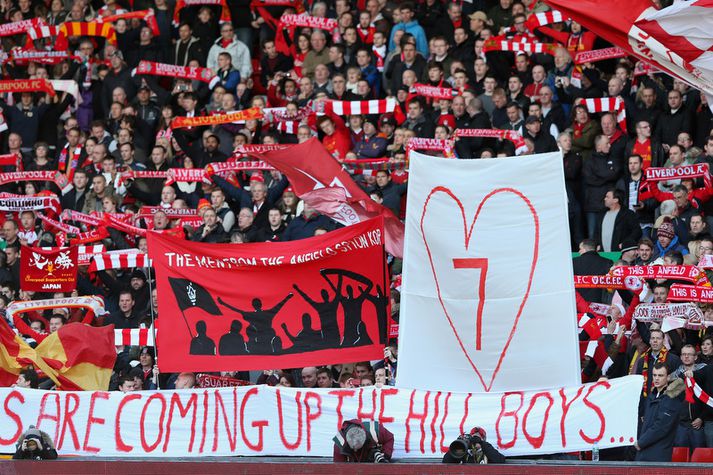 Stuðningsmenn Liverpool.