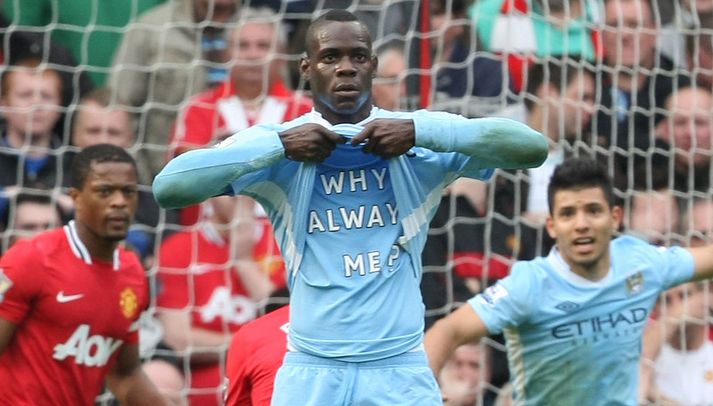 Af hverju ég? - Mario Balotelli spyr.