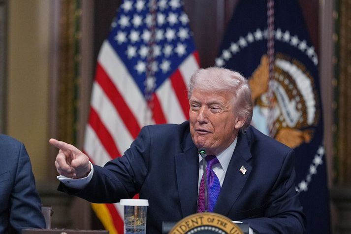 Donald Trump hefur sagt að hann vilji fá að segja til um það hver eða hverjir taka við stjórn Íran, takist honum að velta klerkastjórninni úr sessi.