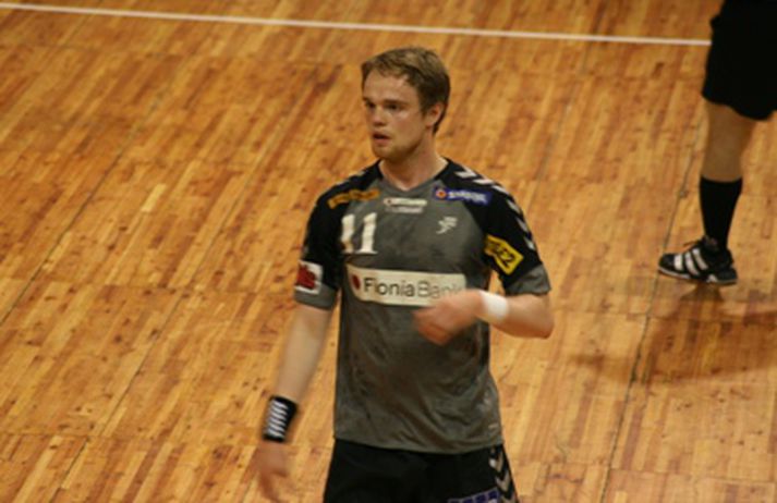Snorri Steinn Guðjónsson í leik gegn Flensborg í undanúrslitunum.
