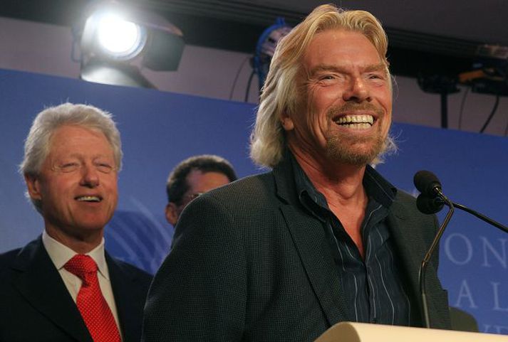 Breski auðkýfingurinn Richard Branson greindi frá því á ráðstefnu Bills Clinton í síðustu viku að hann ætlaði að verja hagnaði af rekstri nokkurra fyrirtækja í baráttuna gegn gróðurhúsaáhrifum.