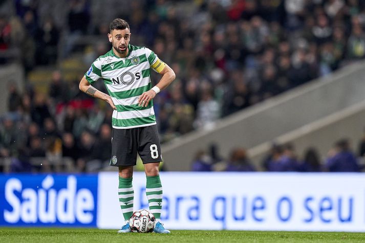 Bruno Fernandes er loksins kominn til Manchester United.