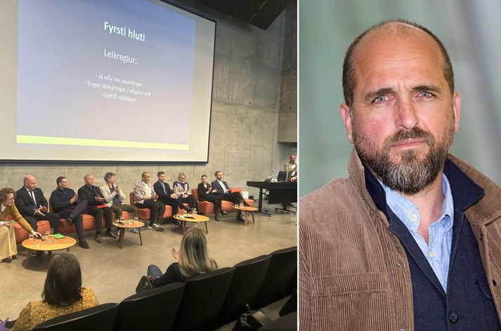 Guðmundur Hrafn Arngrímsson formaður Samtaka leigjenda er einn spyrla í pallborðsumræðunum. 