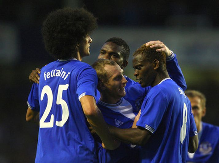 Saha hefur verið í fínu formi með Everton.
