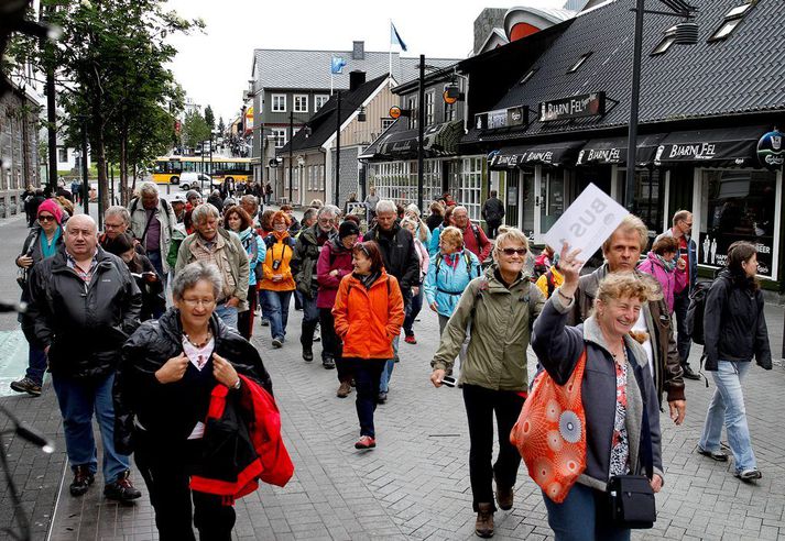 Gistinætur erlendra ferðamanna voru 80 prósent af heildarfjölda gistinátta á síðasta ári.