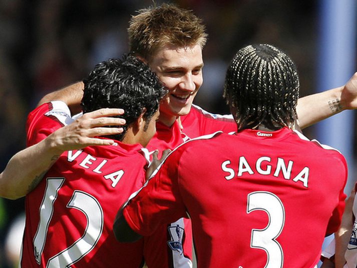 Nicklas Bendtner, danski framherji  Arsenal.