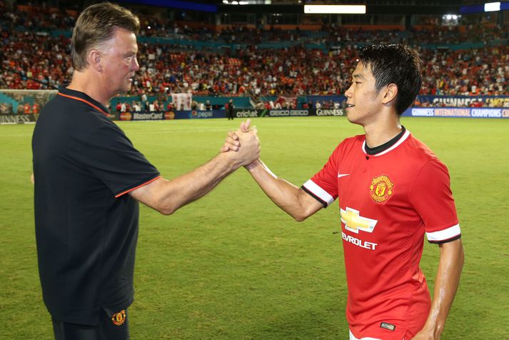 Á meðan allt lék í lyndi, Shinji Kagawa og Louis Van Gaal.
