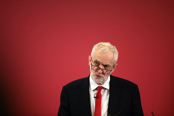 Jeremy Corbyn er ekki sáttur við ummæli Trump um ágæti Boris Johnson.