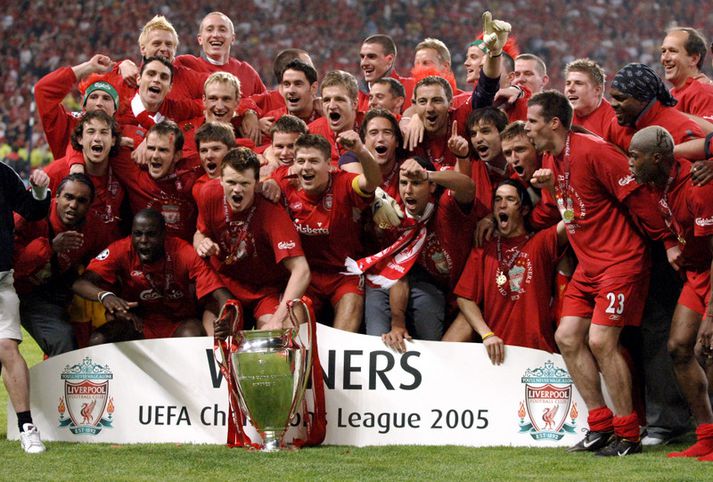 Síðasti titill Liverpool í Evrópu vannst vorið 2005.
