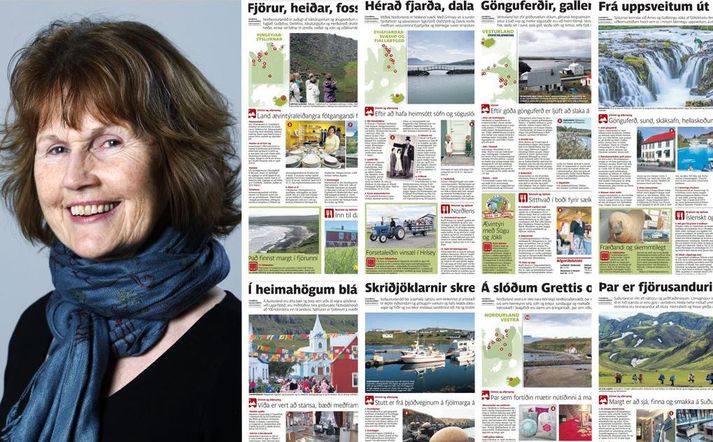 Gunnþóra skrifaði um náttúruperlur á Íslandi í Fréttablaðið í sumar.