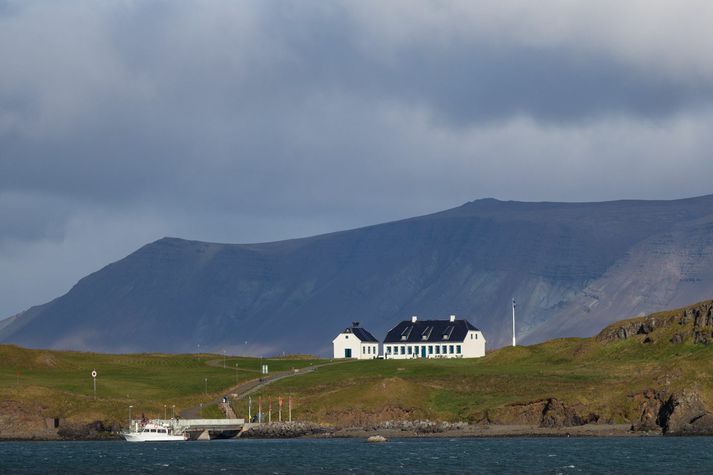 Bátinn rak að Viðey og strandaði. Myndin er úr safni.