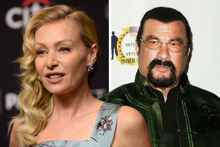 Portia de Rossi greinir frá kynferðislegri áreitni af hálfu Steven Segal.