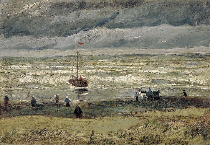 View of the Sea at Scheveningen frá 1882.
