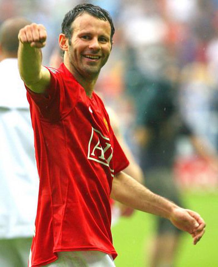 Ryan Giggs er lifandi goðsögn hjá stuðningsmönnum Manchester United.
