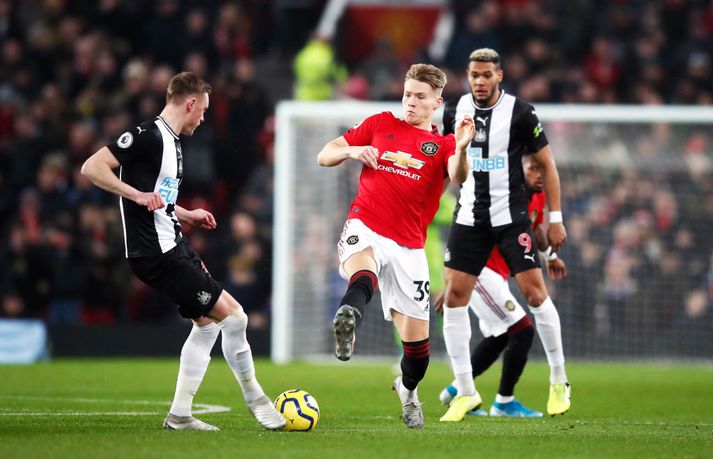 McTominay í leiknum sem hann meiddist í.