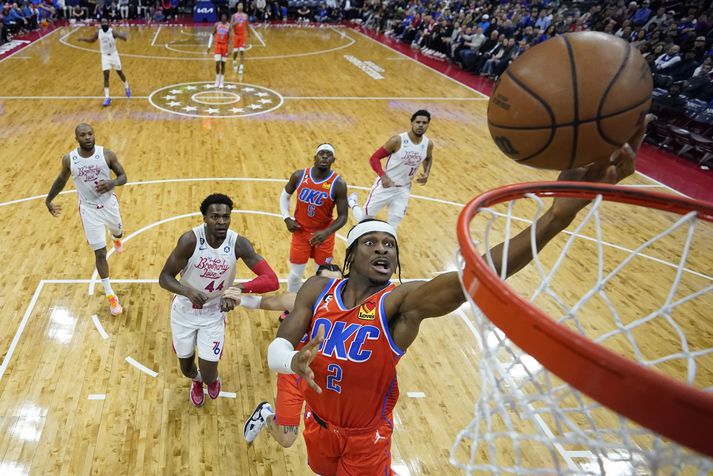 Shai Gilgeous-Alexander er framtíðar stórstjarna Oklahoma City Thunder liðsins.