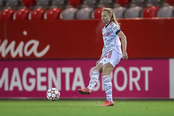 Glódís Perla Viggósdóttir lék allan leikinn í vörn Bayern.