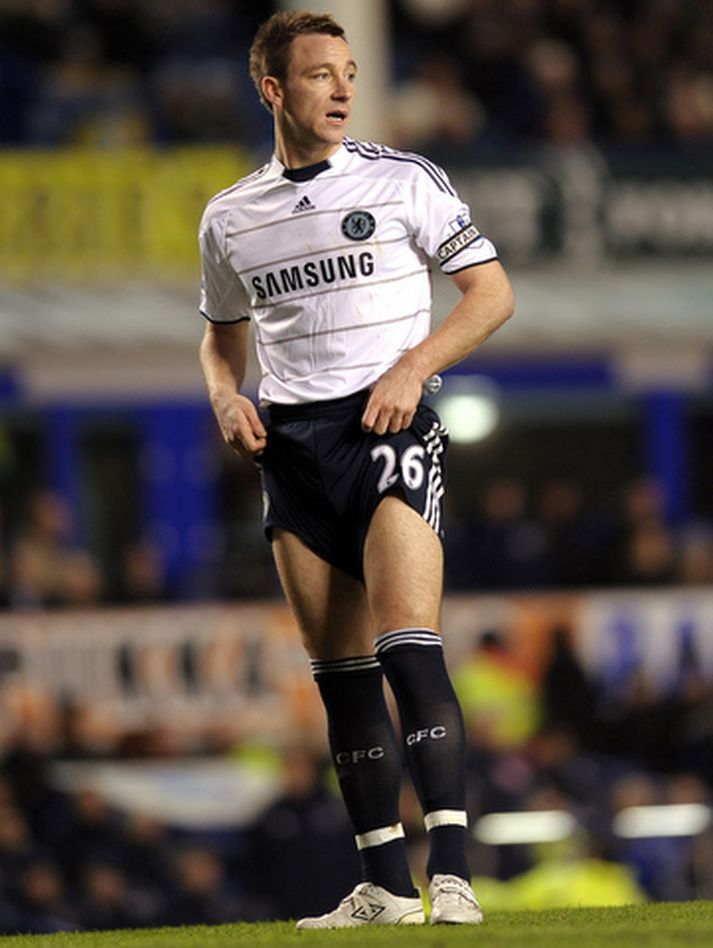 John Terry í leiknum í kvöld.