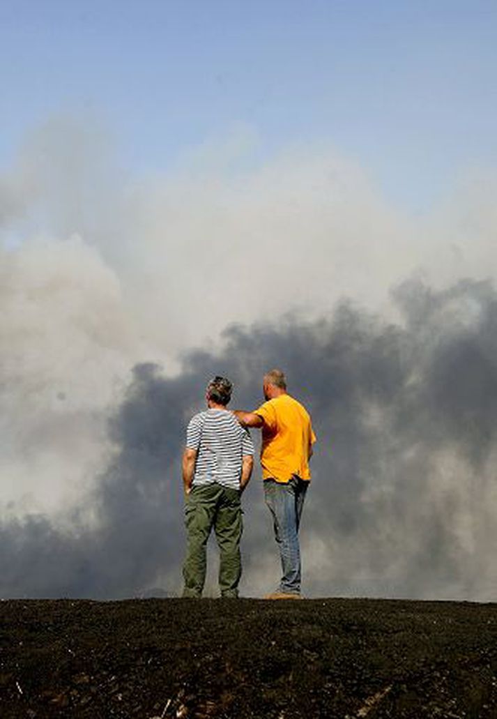 Nærri 200 þúsund hektarar af landi eyðilögðust.