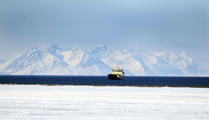 Frá Svalbarða þar sem hlýnar einna mest á jörðinni þessa stundina.