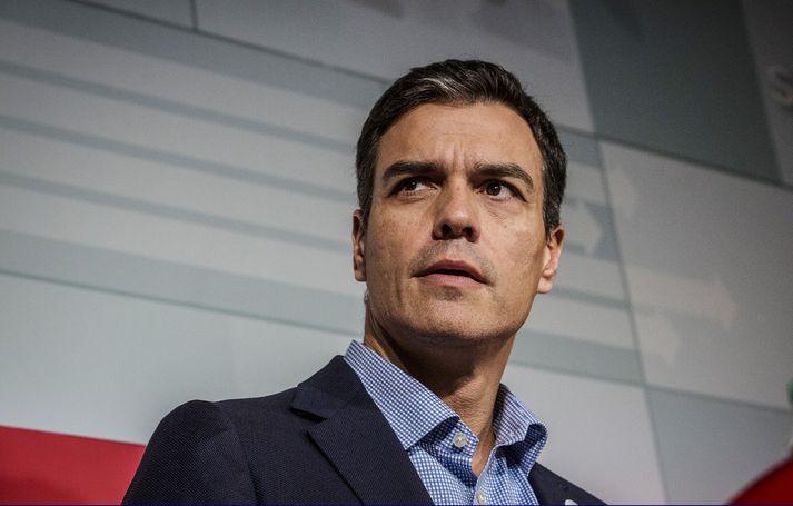 Pedro Sanchez, leiðtogi Sósíalista og nýr forsætisráðherra Spánar, er 46 ára gamall og hefur setið á þingi frá 2009.